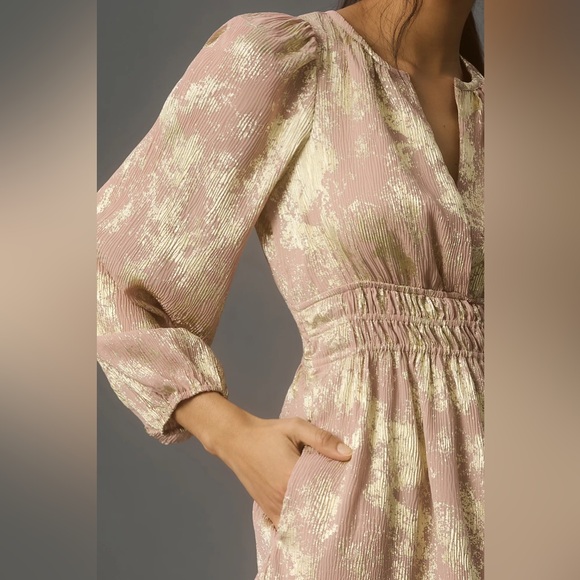 Anthropologie The Long-Sleeve Somerset Mini Dress - Picture 4 of 11